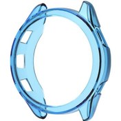 Resim Garmin Forerunner 965 Hat-prince Şeffaf Tpu Çerçeve Düşmeye Karşı Koruma Kılıfı Mavi 