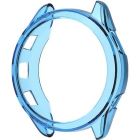 Resim Garmin Forerunner 965 Hat-prince Şeffaf Tpu Çerçeve Düşmeye Karşı Koruma Kılıfı Mavi 