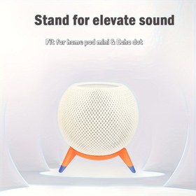 Resim Ayarlanabilir Yükseklikli Homepod Mini Hoparlör Standı, Ses Sistemi Aksesuarı, Dayanıklı Malzeme, Çizgi Film Karakterleriyle Renk Uyumlu, Ev Ses Sistemleri İçin 