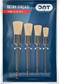Resim 4'lü Araç Detaylı Temizlik Fırçası Havalandırma Temizleme Seti 