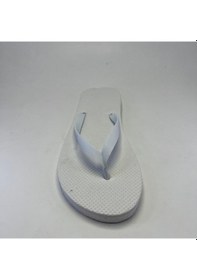 Resim 2 Adet Parmak Arası Beyaz Erkek Terlik Eva Taban 14 Mm Flip Flop 44 Numara Resimdeki Renk 
