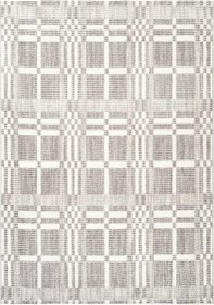 Resim Kaşmir Halı 7/24 İskandinav Velar Gri Salon Mutfak Halısı Yolluk Gri 