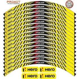 Resim Motosiklet Jant Şeridi Hero X Pulse Uyumlu 5 Nötr 