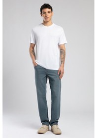 Resim Lee Cooper Jagger Normal Bel Dar Kesim Düz Paça Gri Erkek Jean Pantolon-19576 DENİM 