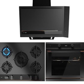 Resim Infinity G1 Edition Siyah Ankastre Set (HLB 85-G1 P BM Maestropizza - GBC 75-G1 GBC BM (E5) - DVI 88-G1 EOS BM) 