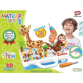 Resim 3d Yaratıcı 340 Parça Matkaplı Tamir Seti 
