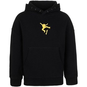 Resim BRZ Kids Oversize Baskılı Erkek Çocuk Kapüşonlu Sweatshirt Hoodie 