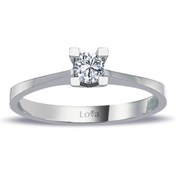 Resim Lova H Renk 0,20 Karat Pırlanta Tektaş Yüzük - 1070171 