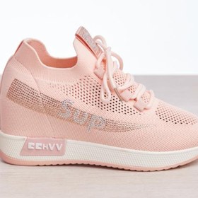 Resim Derinet Bağcık Aksesuarlı Gizli Topuk Kadın Sneaker 