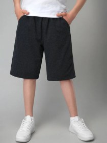 Resim Happyfox Okul Spor Triko Eşofman Altı Futer Kumaştan 146178050 Koyu Gri 