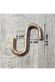 Resim BİRLİK YAPI MALZEMELERİ Beşel S Kanca Küçük 1*3.2 cm 25 Adet 