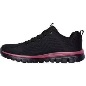 Resim Skechers Graceful - Get Connected Kadın Ayakkabı 12615-bkmv Siyah 