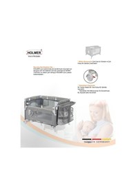 Resim Holmer Coolstyle Oyun Parkı/Anne Yanı/Park Yatak Multi Pro + Yatak 
