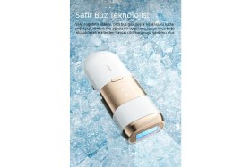 Resim Airbot Aria Opal Lazer Epilasyon Cihazı - IPL Buz Soğutmalı Epilasyon Makinesi -Champagne Gold 