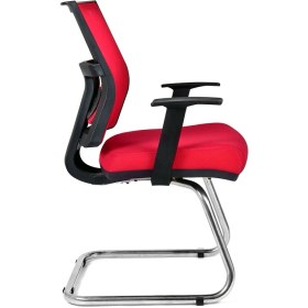 Resim Herkese Mobilya Riva Kırmızı Misafir Koltuğu Ofis Koltuğu 