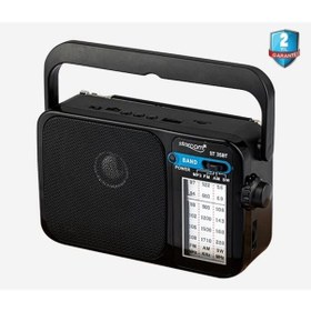 Resim Starcom Mini Nostaljik Radyo El Fenerli Bluetooth 