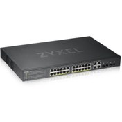 Resim Zyxel GS1920-24HPv2 NebulaFlex Bulut Web Yönetilebilir 24 Port Gigabit + 4xCombo Port Switch (375Watt) 