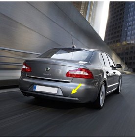 Resim Skoda Superb 2 2009-2013 Arka Tampon Çeki Demiri Kapağı 3T5807441 