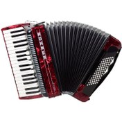 Resim Hohner AMICA III 72 Bas Akordiyon (Kırmızı) 