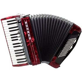 Resim Hohner AMICA III 72 Bas Akordiyon (Kırmızı) 