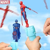 Resim 1 adet MARVEL Spider-Man, Iron Man, Captain America Dönen Hareket Figürleri Yükseliş Hareketi ile - Canlı Renkler, Dinamik Pozlar, Noel, Paskalya, Şükran Günü için Koleksiyonluk Hediye (Yenilik Oyuncak), Bayramlık Hediye, Aksiyon Pozu Tasarımı, Karmaşık Tasarımlar 