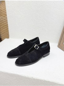 Resim 25k1502 Toka Detaylı Hakiki Deri Loafer Ayakkabı Kadın 001 