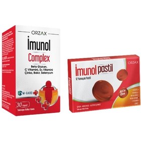 Resim Orzax Imunol Complex 30 Kapsül + Imunol Pastil 12 Yumuşak Pastil 