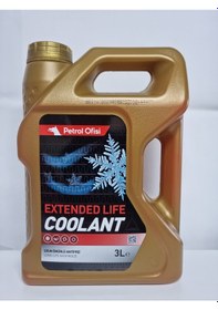 Resim Petrol Ofisi Ext. Life Coolant Antifriz 3 Lt - Kırmızı Antifriz 