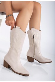 Resim caraxes KADIN KOVBOY ÇİZME NAKIŞLI 