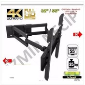 Resim 32'' 55'' İnç Lcd Televizyonlar için Tam Hareketli Askı Aparatı 