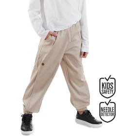 Resim Erkek Çocuk Bej Gabardin Pantolon 