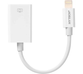 Resim Hytech HY-XO48 Beyaz USB F To Lightning 10CM Kablolu Otg Çevirici 