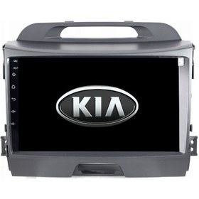Resim Kia Sportage Araç Multimedya Android Ekran Carplay Navigasyon Double Teyp 2+32 9" 10-15 Gri Cadence 