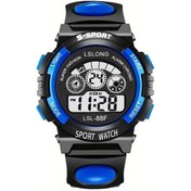 Resim Sunshine022 1 Adet Kore Versiyonu Erkek Ve Kadın Öğrenciler İçin Spor Digital Lüminesans Elektronik Outdoor Multifonksiyonel Kol Saati Hediye Seçeneği Mavi Kutu Diğer 
