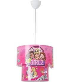 Resim Ykc 3d Barbie Sihirli Tavan Sarkıt Renkli 