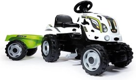 Resim Smoby Farmer XL Cow Römorklu Traktör 710113 