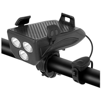 Powertec Alüminyum Gövdeli Gidon Bağlantılı Full Metal Motosiklet Bisiklet Telefon Tutucu Gri