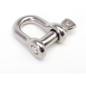 Resim 2'li Zincir Kilidi. 6mm. Paslanmaz Krom 