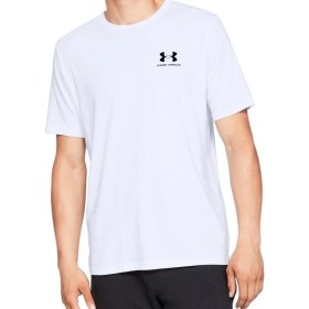 Resim UNDER ARMOUR UA M SportStyle LC SS 1326799-100 ERKEK Beyaz Tişört 
