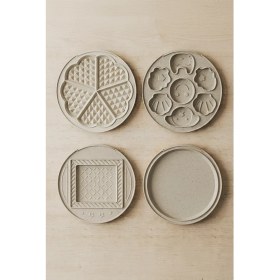 Resim Fressi Tost Ve Waffle Makinesi | Çıkarabilir Yapışmaz Plakalı | 4 Ayrı Plaka | FR-TM59 Multibello Yeşil 