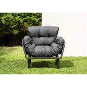 Resim Pafu Nitta Tekli Su Geçirmez Yataklı Bahçe Koltuğu 