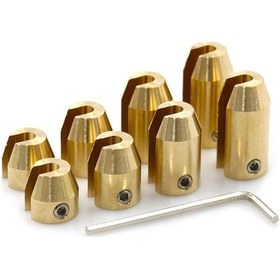 Resim Rogfer Motosiklet Jant Gerdirme Ağırlığı Seti - Bakır Malzeme, 8 Adet Ağırlık Ve L Tipi Anahtar İçerir 