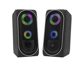 Resim Frisby Fs-2138u 2.0 Hoparlör Sistemi Rgb Led Siyah (USB) 