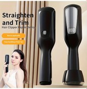 Resim Willowhaven Kırmızı Şarjlı Saç Düzleştirici Ve Trimmer Çift Kullanım Lcd Ekran 