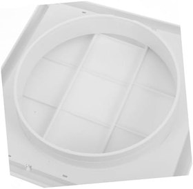 Resim PRETYZOOM Klima Havalandırma Kapağı Dış Mekan Plastik Panjurlu Kurutma Makinesi Havalandırma 150mm Çap 