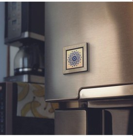 Resim Geometrik Desen Baskılı Mdf Magnet 7x7 125 