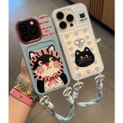 Resim Çizgi Film Yavru Kedi, Kordonlu Kartlıklı Telefon Kılıfı, for Iphone 16, 16 Pro Max, 13, 14, 15, 15 Pro, 15 Pro Max, 16 Pro, XS Max, XR için uygundur. Sevimli, Yumuşak Kabuk, Şeffaf, Tam Kaplama, Darbeye Dayanıklı, Minimalist, Kişiselleştirilmiş. 
