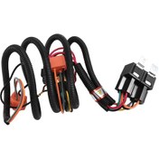 Resim Synodicmonth Araba H4 12v Led Far Röle Kablolama Takımı Uzun Far Kısa Far Güçlendirici Araba Aksesuarları 