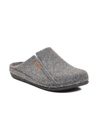 Resim Gri Anatomik Keçe Erkek Ev Terlik K-63.007 M Gri 