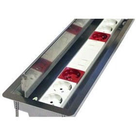 Resim DİZAYNAKS Masa Üstü Paslanmaz Çift Açılım Toplantı Masası Seti 10.3400/20 